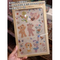 香港迪士尼樂園限定 Duffy 家族造型圖案可重用貼紙 (BP0018)